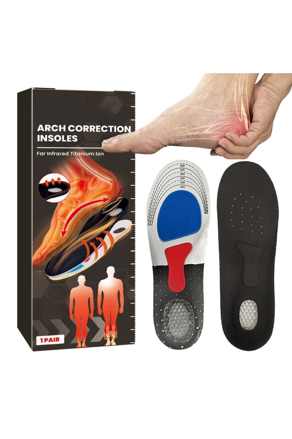 Arch Support Insoles All-Day Comfort Anti-Slip Footwear 1 Pair Sneaker Insoles Foot Arch Support for High Heels Work Boots Sneakers Running Walking Camping Commuting gorgeously