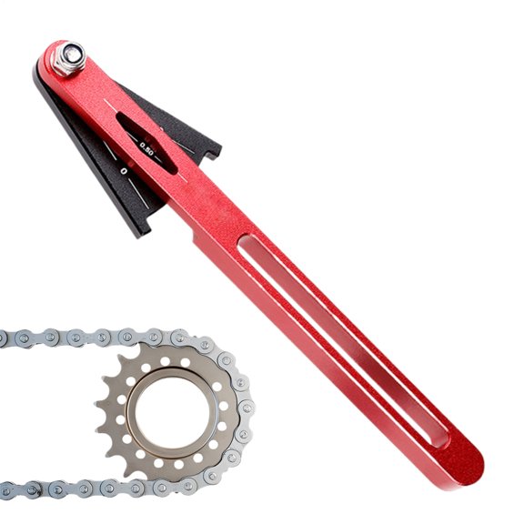 SHENERDA Bike Chain Measuring Tool Bicycle Chain Measurement Gear Bike Repair Tools for Mountain Road Commuting Touring Garage Workshop Home Urban