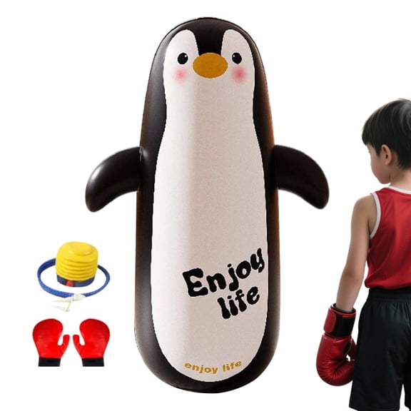 SHENERDA Blow Up Punching Bag for Kids 47 Inch Kids 47 Inch Boxing Equipment with Gloves and Pump Children Punching Exercise Sandbag for Workout Training Sports Indoor Outdoor Home Gym lovable