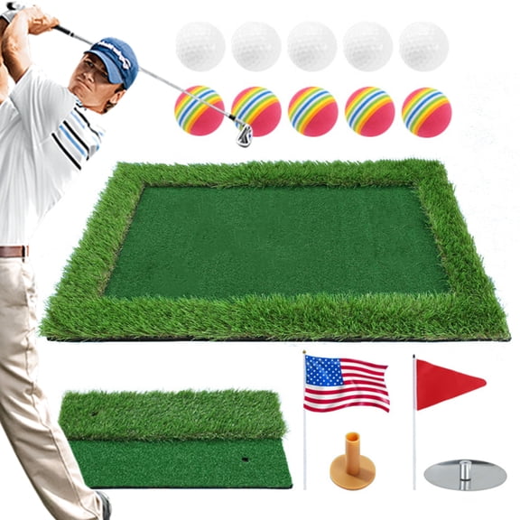 SHENERDA Floating Putting Green for Pool Floating Golf Putting Turf Game Set Practice Hitting Mat for for Swimming Pool Training Activities for Improving Skills