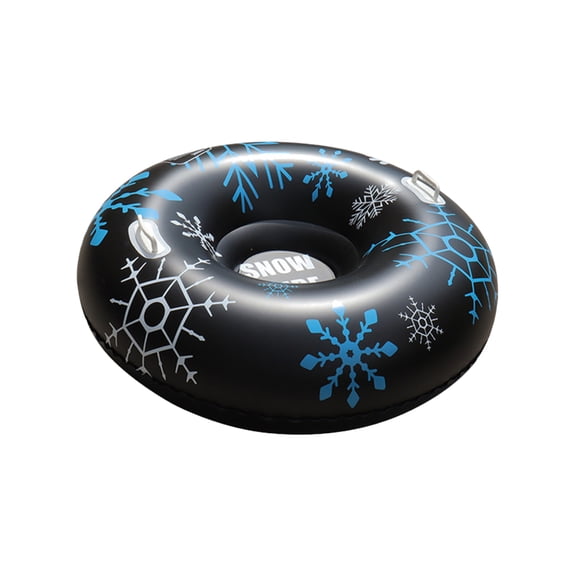 SHENERDA Inflatable Snow Tube Thickened PVC Double Handle Donut 35.43in Heavy Duty Inflatable Sled for Christmas Iced River Lake Skiing Winter Game Women Men Friend Boy Girl enhanced