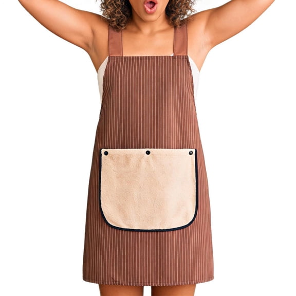 SHENERDA Kitchen Aprons Waterproof Detachable Towel Baking Dress Cooking Cloth Apron for Chef Art Projects Cafe Gardening Home Indoor Outdoor BBQ Grilling economical