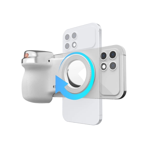 SHENERDA Magnetic Phone Camera Grip Rotatable Wireless Selfie Handle Smartphone Selfie Camera Shutter Grip for Men Women Teens Daily Travel Outdoor Sports Photography everyday
