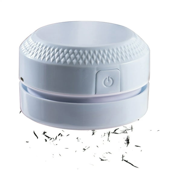 SHENERDA Mini Crumbs Cleaner Robot Cleaner for Desktop Corner Covering Low-Noise Appliance with Suction Head for Window Crumbs College Counter Craft Room comfy