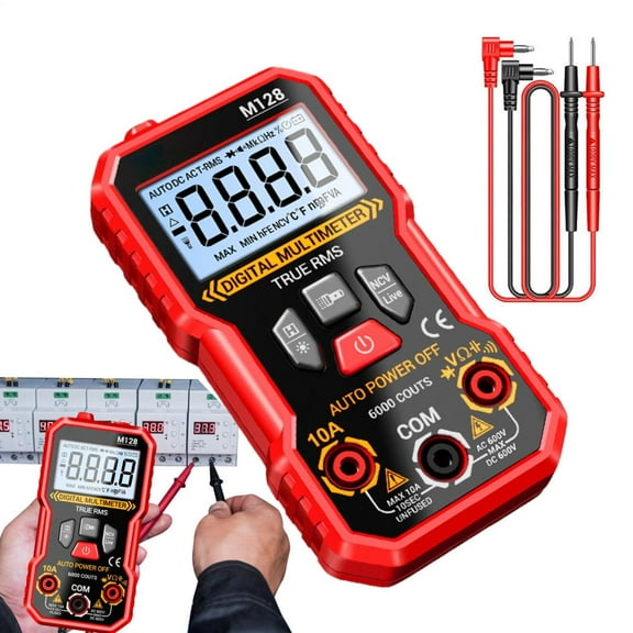 SHENERDA Multimeter Tester 6000 Counts Smart Voltage Tester Measuring Instruments for Construction Solar Industrial Car Circuit Diagnostic Air Conditioner feasible