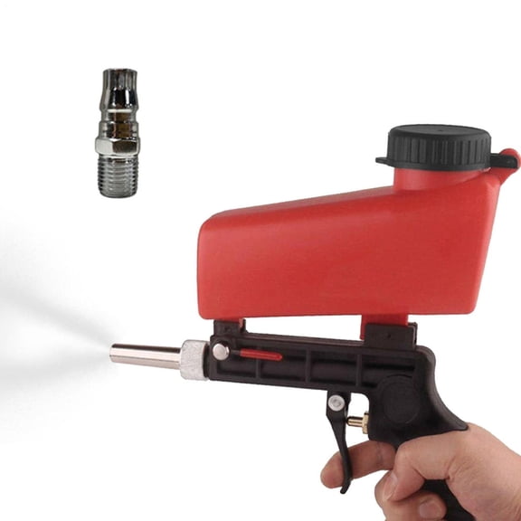 SHENERDA Portable Sand Blasters Handheld Blasting Nozzle Machine High-Pressure Sandblasting Machine for Furniture Automotive Metalworking Woodworking Industry Home Garage Workshop