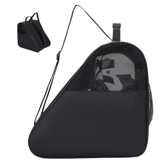 SHENERDA Roller Skate Bag Triangle Sports Gear Backpack with 3 Pockets Large Capacity Skate Bag for Commuting Match Travel Gym Outdoor Airplane Daily Competition diplomatic