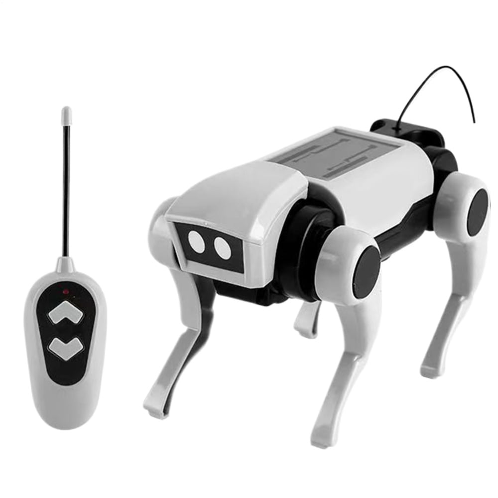 Robot Dog Interactivo Con Control Por Voz – Mascota Robótica Inteligente De 28.5 Cm, Con Caminata Realista, Luces Y Movimientos – Juguete Educativo STEM Para Niños Y Viajes