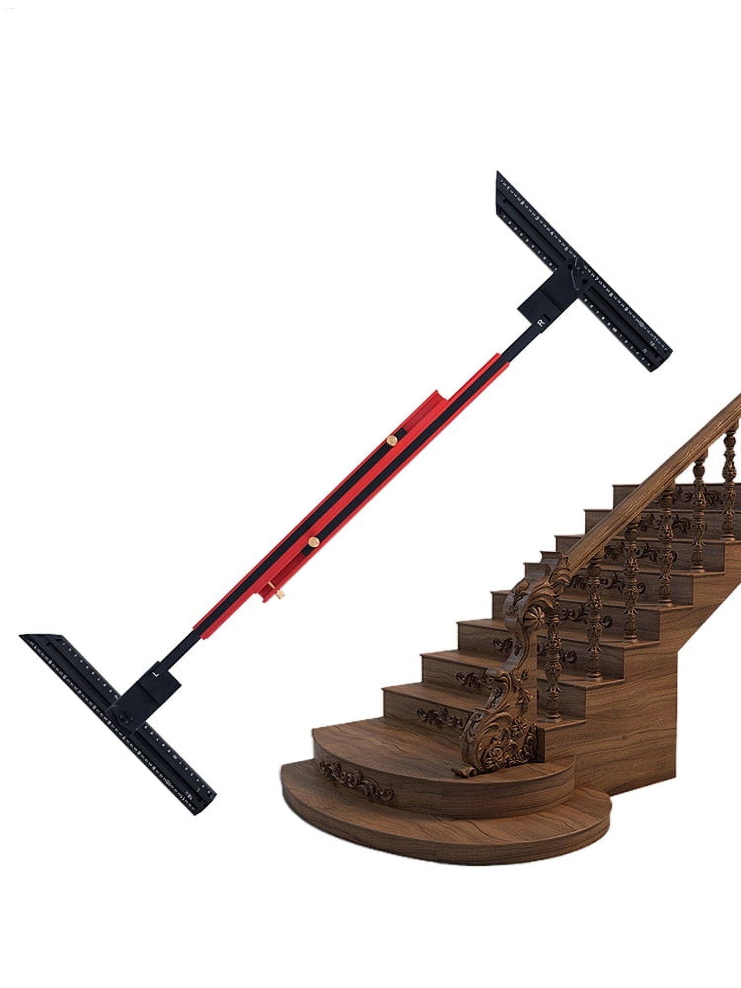 SHENERDA Stair Gauge Tool Stair Scribe Tool Multi-Functional Folding ...