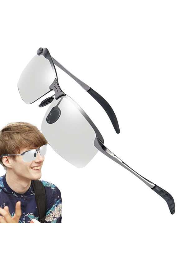 Transition Safety Glasses Photochromic Glasses for Women UV400 Protection Anti Glare Outdoor Eyewear Cycling Equipment for Men Driving Hiking Biking Golf Outdoor Sports well made