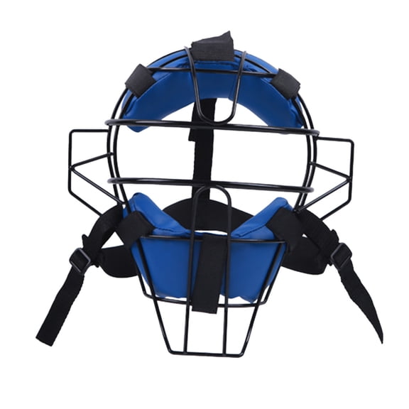 SHENERDA Umpire Face Masque Adjustable Full-Face Protection Masque Lightweight Comfortable Fit Traditional Hollow Steel Protective Softball Umpire Masque Does Not Obstruct View