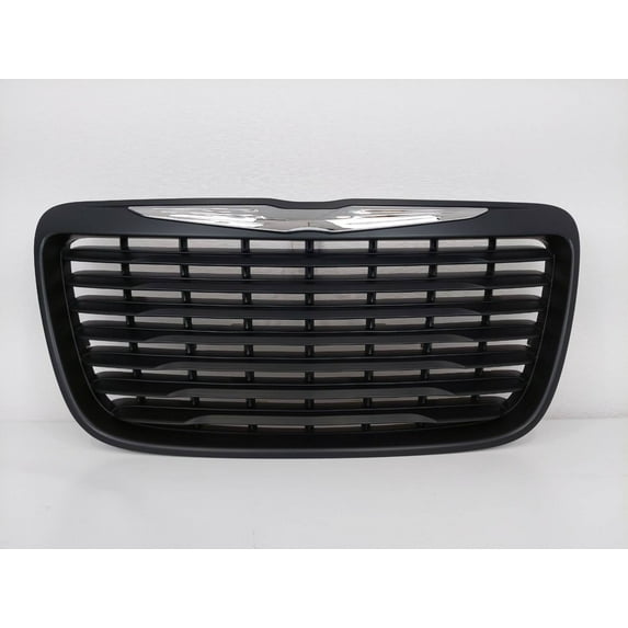 SHENG YI AUTO PARTS Matt Black Grille Chrysler 300 300C 2011-14 Modified Emblem Trim CH1200351