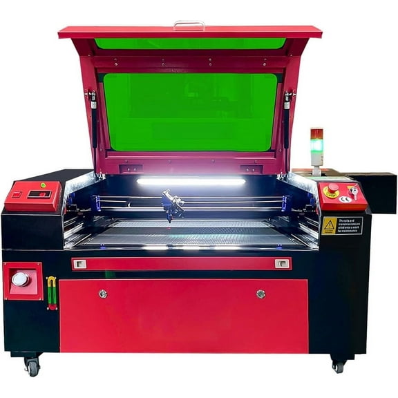 SHENGJINSH 80W CO2 Laser Engraver, 20" x 28" Laser Cutter Machine with 2-Way Pass Air Assist & Built-in 6L Water Tank