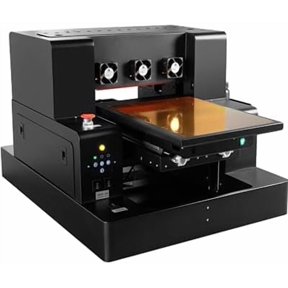 SHENGJINSH A4 L805 UV Printer, High Resolution 2880 x1440dpi UV Flatbed Printer Machine with Bottle Holder & Vacuum Platform For Phone Case Glass Cups Stickers