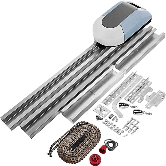 SHENGJINSH Automatic Garage Door Opener, 1000N Electric Operator , Heavy Duty Chain Drive Opener for Hotel, Factory