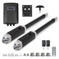 thumbnail image 1 of SHENGJINSH Dual Automatic Gate Opener, Medium Duty Swing Gate Openers Up to 6.5ft and 880lb per Leaf, with Remote Complete Kit, 1 of 12