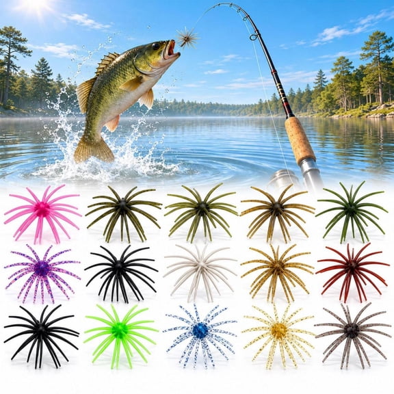 SHENGLUO Floating Sea Urchin Lure Lifelike Creature Design With Rattling Chamber For Long Casting Bass Trout And Pike Fishing Tackle Essential