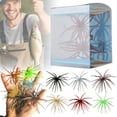 thumbnail image 1 of SHENGLUO Sea Urchin Bass Fishing Lure TPR Finesse Soft Plastic Creature Bait Realistic Design for Drop Shot Neko Rig and Wacky Rig Freshwater Tackle, 1 of 10