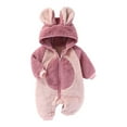 thumbnail image 1 of SHENGSI Autumn and Winter Baby Thickened Warm Long-Sleeved Cute Robe, Newborn Furry Baby Fuzzy Suit Costume Outfits Adorable Cartoon Hoodies Unisex, 1 of 4