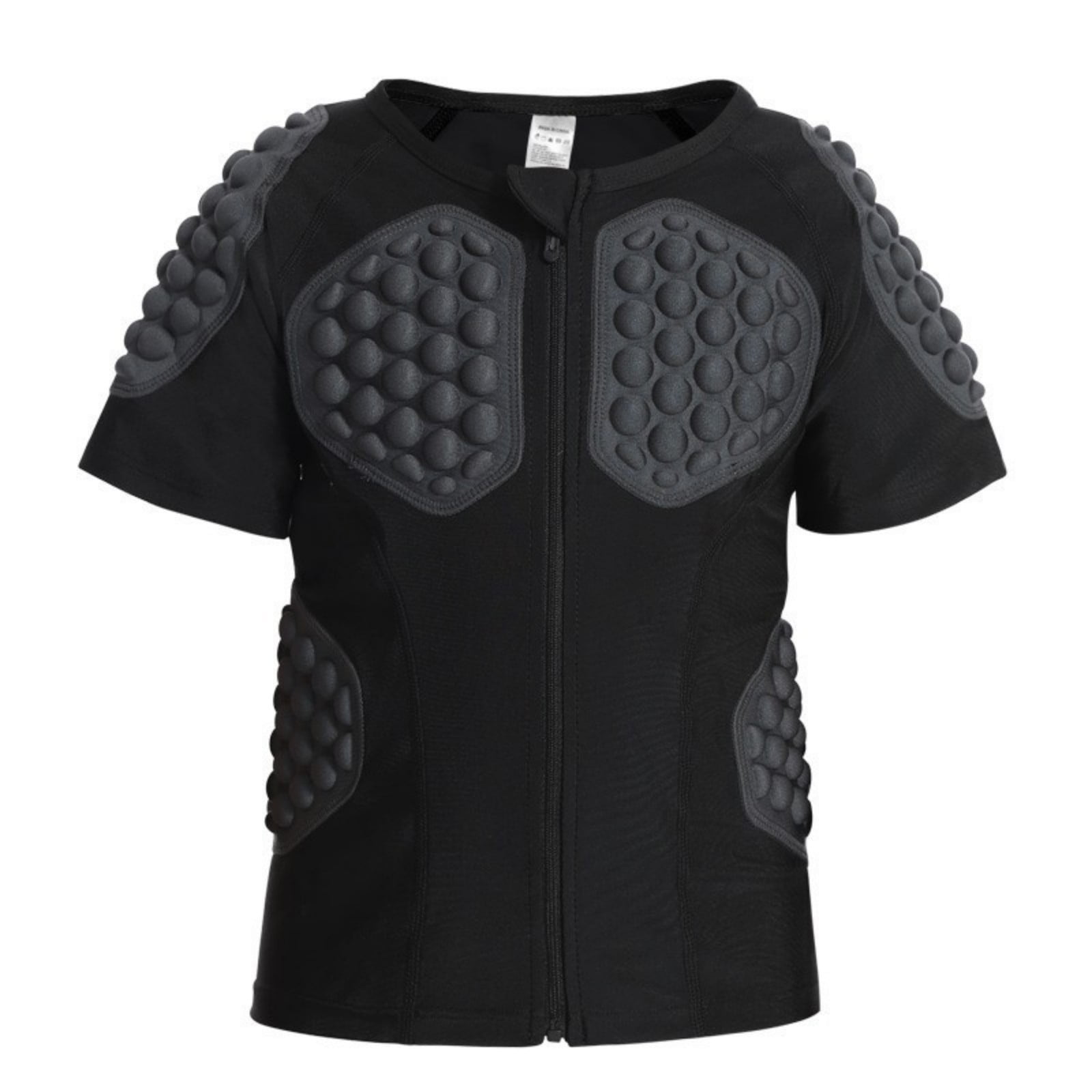 Youth Girls Chest Rib Protector Vest - Padded Compression Gear For Baseball Softball Football