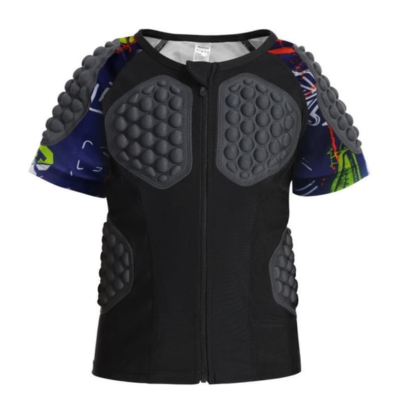 SHENGSI Children'S Comfortable Lycra Anti-Collision Sports Chest Protector, Children'S Comfort Anti Impact Sports Chest Protective Clothing Anti Impact Clothing Basketball Football Goalkeepers