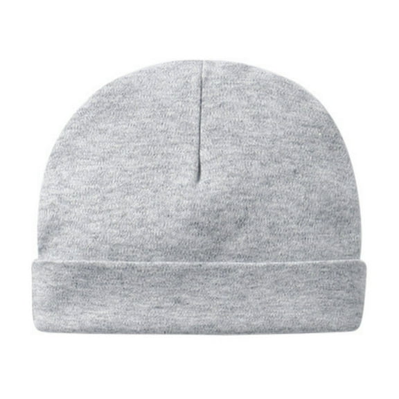 SHENGSI Newborn Baby Hat Autumn and Winter New Solid Color Cotton Double-Layer Dome Hat, Newborn Baby Hat Autumn and Winter New Solid Color Cotton Double Layer Dome Cap