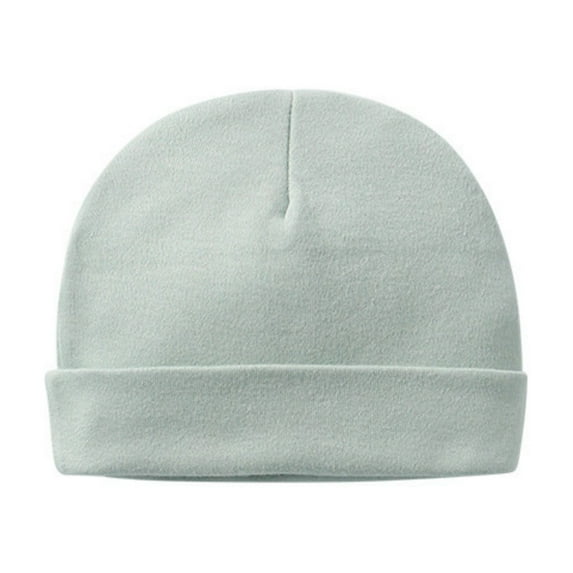 SHENGSI Newborn Baby Hat Autumn and Winter New Solid Color Cotton Double-Layer Dome Hat, Newborn Baby Hat Autumn and Winter New Solid Color Cotton Double Layer Dome Cap