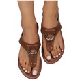 SHENGSI Women's Flip Flops Flat Slippers Women's Beach Sandals Hollow