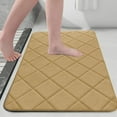 thumbnail image 1 of SHENGXINY 1PCS Bathroom Rugs, Washable No Slip Anti Mold Shower Mat, Quick Dry Rugs for Bath, Tub Shower, Indoor, Home Decor Accessories 1'4'x2'0' Khaki, 1 of 6