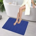 thumbnail image 1 of SHENGXINY 1PCS Bathroom Small Rugs, Machine Washable No Slip Anti Mold Drying Shower Mat, Quick Dry Super Absorbent Stain Resistant Fade Resistant Rug for Indoor, Home Decor Blue, 1 of 7