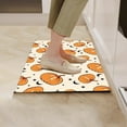 thumbnail image 1 of SHENGXINY 1PCS Halloween Kitchen Rug with Pumpkins Printed, Washable No Slip Anti Mold , Quick Dry Floor Mats for Livingroom, Bedroom, Fall Home Decor Accessories 1'4'x2'0' Orange, 1 of 7