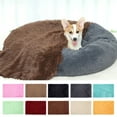 thumbnail image 1 of SHENGXINY 1PCS Premium Soft Dog Blanket Washable, Winter Warm Cover Carpet ,Dog Mat Pet Supplies Dog Blanket Brown 19.69x15.75 in, 1 of 2