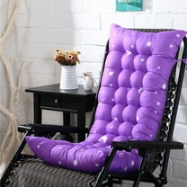 SHENGXINY 1PCS Rocking Chair Cushion, Seat Cushions for Home Use Tufted Corduroy Floor Cushions for Living Room Tatami 15.74x43.3x3.14in Purple