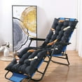 thumbnail image 1 of SHENGXINY 1PCS Rocking Chair Cushion, Winter Thickened Double Sided Lunch Break Folding Chair Cushion Chair Cushion Recliner Cushion Rocking Chair Cushion Straps 47.24x18.89in Multicolor, 1 of 7
