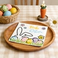 thumbnail image 1 of SHENGXINY 20PCS Easter Bunny Printed Paper Napkins - Disposable Towels Elegant Easter Party & Restaurant Table Decor Supplies Multicolor 4.92x4.92in, 1 of 6