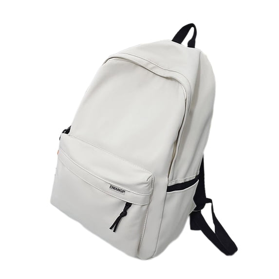 SHENGXINY Backpack For School Clearance Large Capacity Canvas Backpack Unisex Portable Backpack School Leisure Lightweight Sports Portable Backpack Suitable For Outdoor Travel School Work White