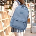 thumbnail image 1 of SHENGXINY Backpack for Women Men Large,Simple Versatile Backpack Large Capacity for Laptop Travel and Daily Commute Blue, 1 of 5