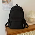 thumbnail image 1 of SHENGXINY Backpacks for Adults Womens,Simple Versatile Backpack Spacious Design for Daily Commute Work and Travel Black, 1 of 6