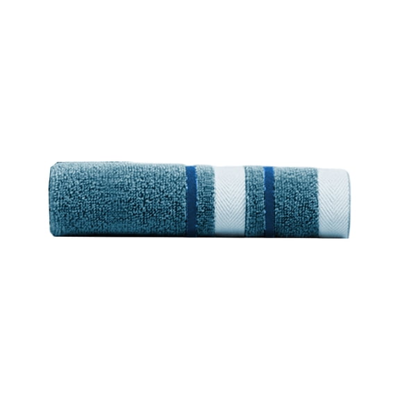 SHENGXINY Bath Towel Thickened Soft Plain Towel Breathable Fabric Layout Stable Absorbing Effect Simple Versatile Style for Home Daily Washing Body Maintenance and Universal Gift Use Blue