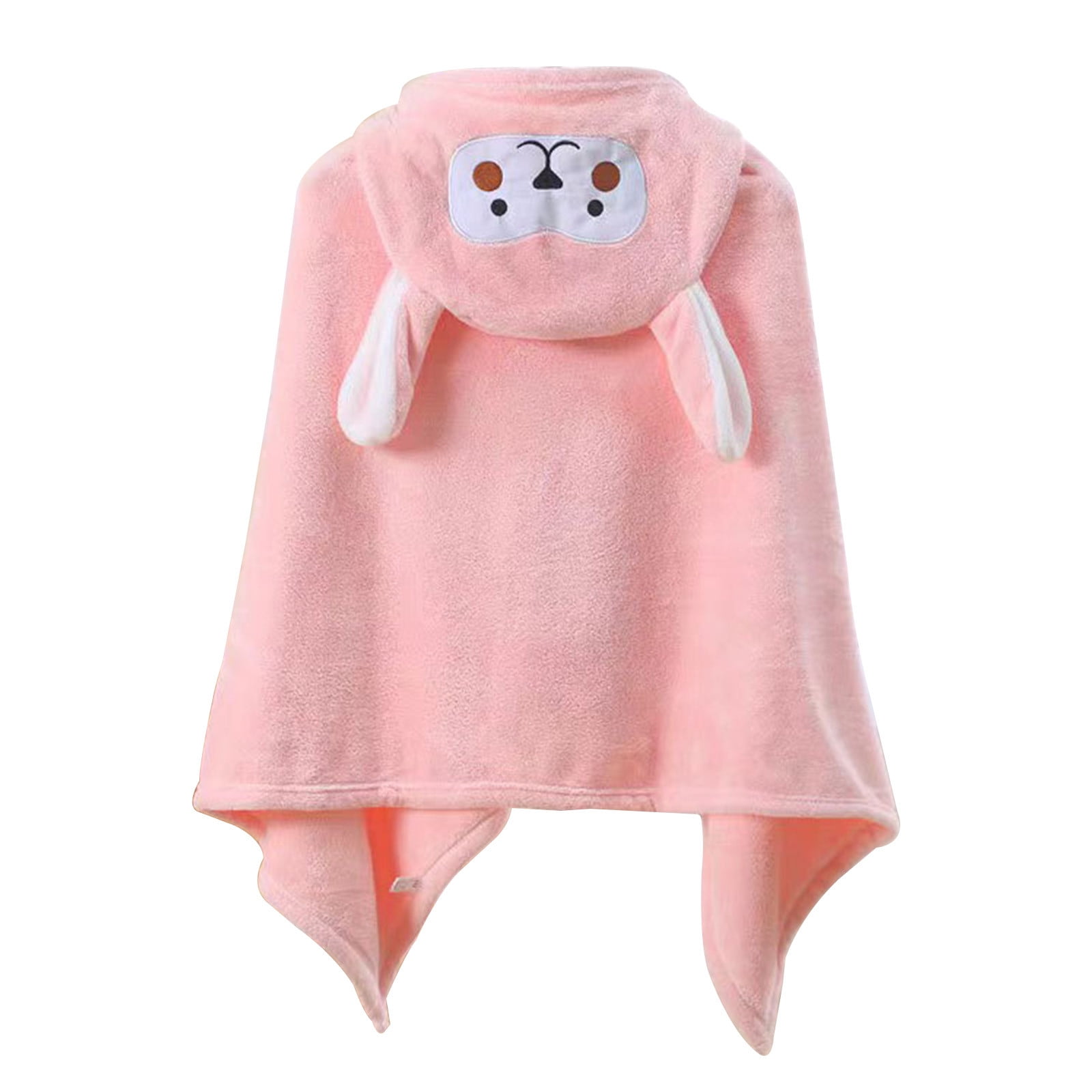 SHENGXINY Bath Towels Clearance Facecloth Fleece Hooded Soft Children'S