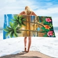 thumbnail image 1 of SHENGXINY Beach Towel, Summer Slipper Pattern Microfiber Beach Towel Multi-Purpose Design Multicolor, 1 of 4
