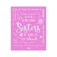 thumbnail image 1 of SHENGXINY Blanket Gift Clearance Envelope Flannel Blanket Print Sister Envelope Blanket Birthday Gift Best Friend Blanket C, 1 of 5