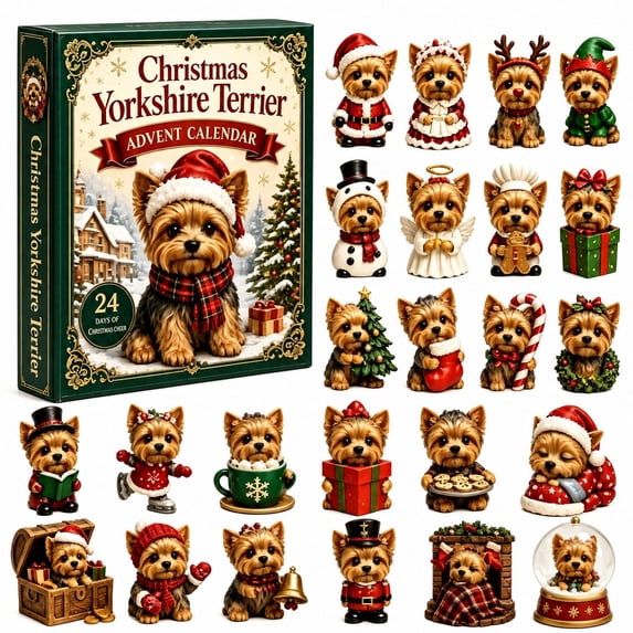 Visual Countdown Calander SHENGXINY Christmas Advent Calendar 2026 24 Day Countdown Yorkshire ...