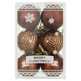 thumbnail image 1 of SHENGXINY Christmas Ball Ornaments Clearance Christmas Ball Pendant, Decorative Shatterproof Christmas Tree Pendants Hanging 40mm Christmas Baubles Balls Ornaments Set Pack Of 12 Pcs Coffee, 1 of 3
