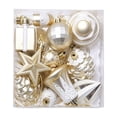 thumbnail image 1 of SHENGXINY Christmas Balls, Multi-Texture Assorted Shape Shatterproof Christmas Tree Ornaments for Tree Mantel Christmas Decorations, 1 of 5