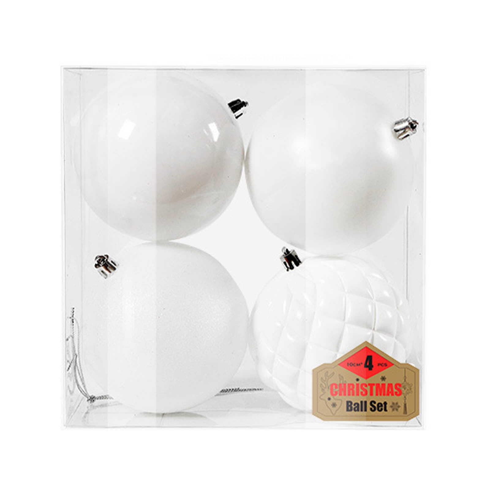 SHENGXINY Clearance Christmas Decor 10cm Christmas Ball Ornaments