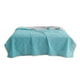thumbnail image 1 of SHENGXINY Cooling Blanket, Premium Grade Pure Color Simple Cool Feeling Silk Summer Quilt, Smooth Comfortable Cooling Comforter with Multi Colors Blue 39x59in, 1 of 7