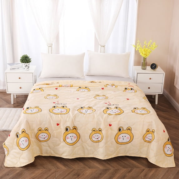 SHENGXINY Cooling Blanket, Premium Velvet Air Conditioning Cooling Quilt, Exquisite Pattern Design, Soft Comfortable Lightweight Summer Comforter Multicolor 39x59in