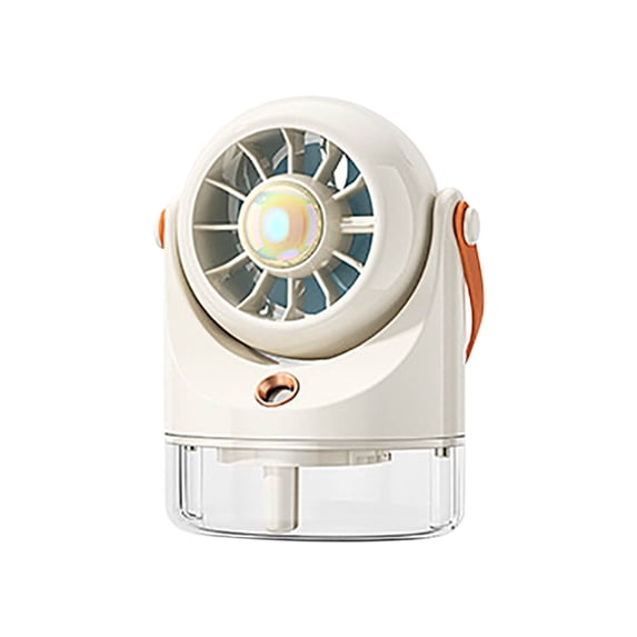SHENGXINY Desk Fan Usb Rechargeable Desktop Spray Mist Fan Quiet Humidifying Cooling Mini Fan for Home Office Indoor Daily Use