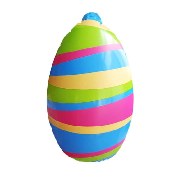 SHENGXINY Easter Colorful Eggs Inflatable Outdoor Clearance 40cm Outdoor Easter Inflatable Decorated Ball Giant Easter Inflatable Ball Easter Courtyard Decorations E